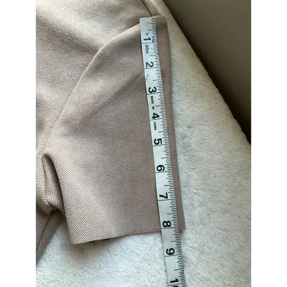 New w/tags Zara Sz.Small Sheath dress pullover Tan short sleeve - Picture 6 of 10